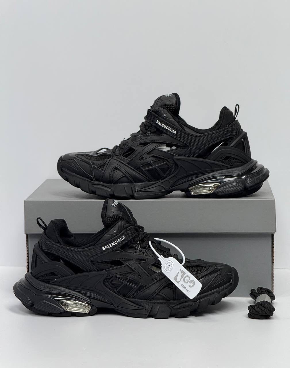 кроссовки balenciaga,кроссовки balenciaga track,кроссовки balenciaga track 2,balenciaga track 2 black,мужские кроссовки balenciaga track premium black