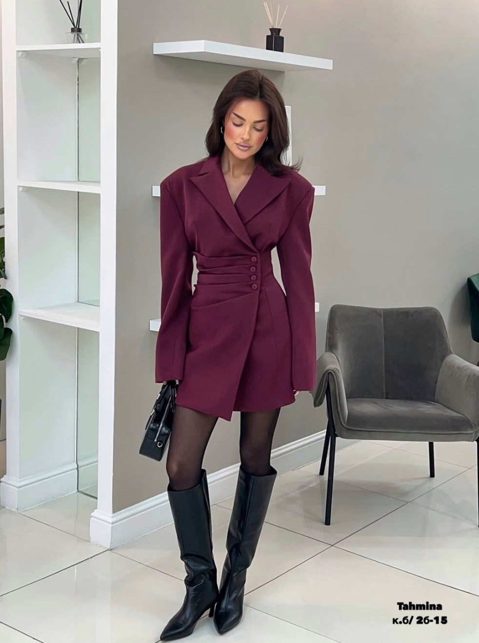 длинное черное платье с пиджаком,платье пиджак,черное платье пиджак,платье-пиджак с запахом,платье-пиджак женское