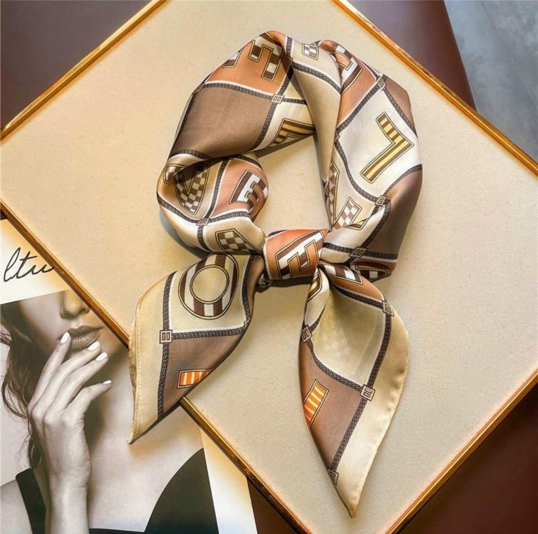 платок из искусственного шелка,атласный платок,шелковый шарф,женский шелковый шарф,шёлковый шарф с принтом