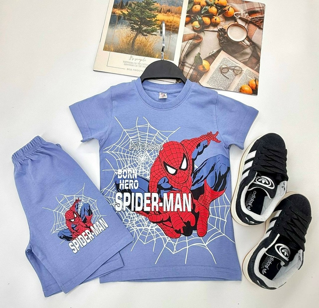 костюм для мальчика,костюм для мальчика человек паук,костюм спортивный для мальчика,детский костюм,костюм с человеком пауком