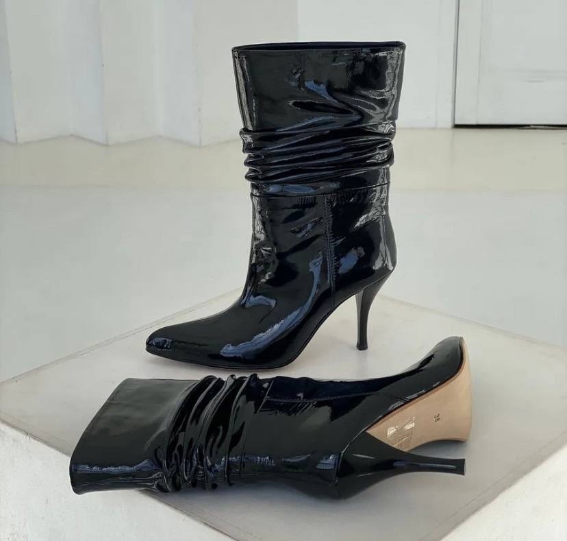 ботильоны лакированные,женские ботильоны,ботильоны лаковые,лакированные сапоги,сапоги каблуки