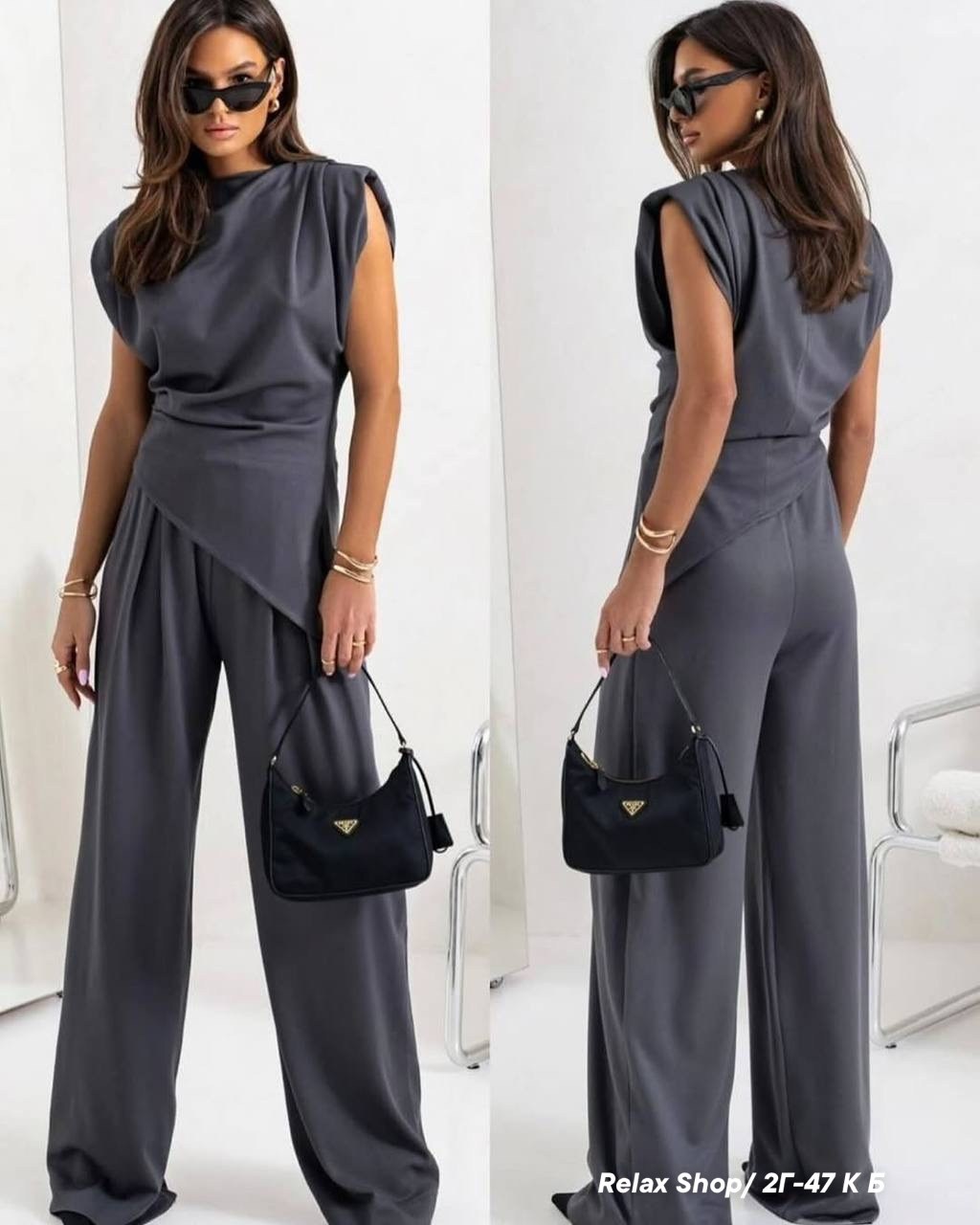 костюм двойка женский,костюм брючный вечерний с драпировкой,костюм двойка,вечерние брючные костюмы,стильный женский летний брючный костюм