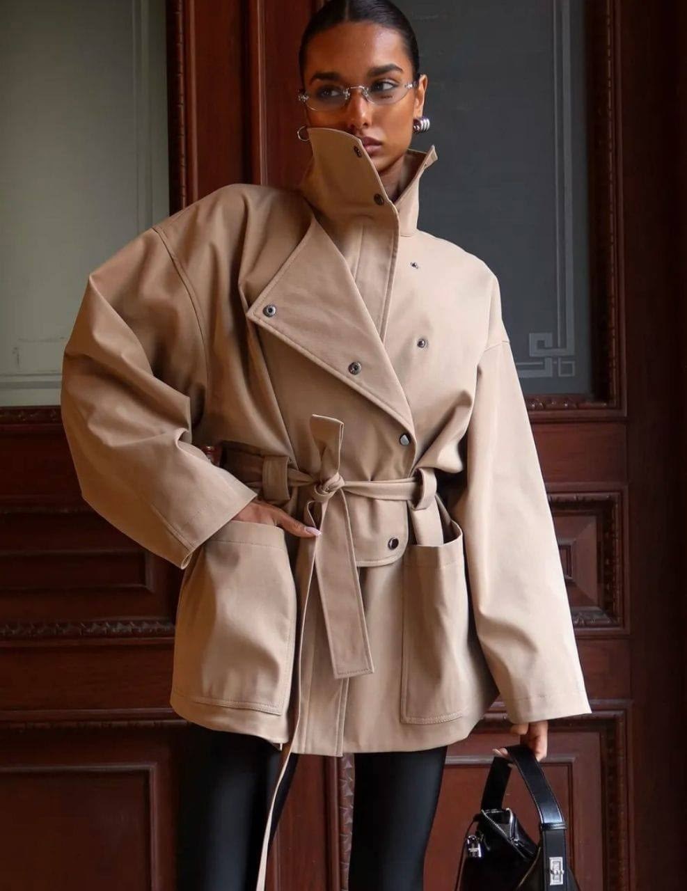 тренч короткий,тренч женский,бежевый тренч,тренч,женский плащ