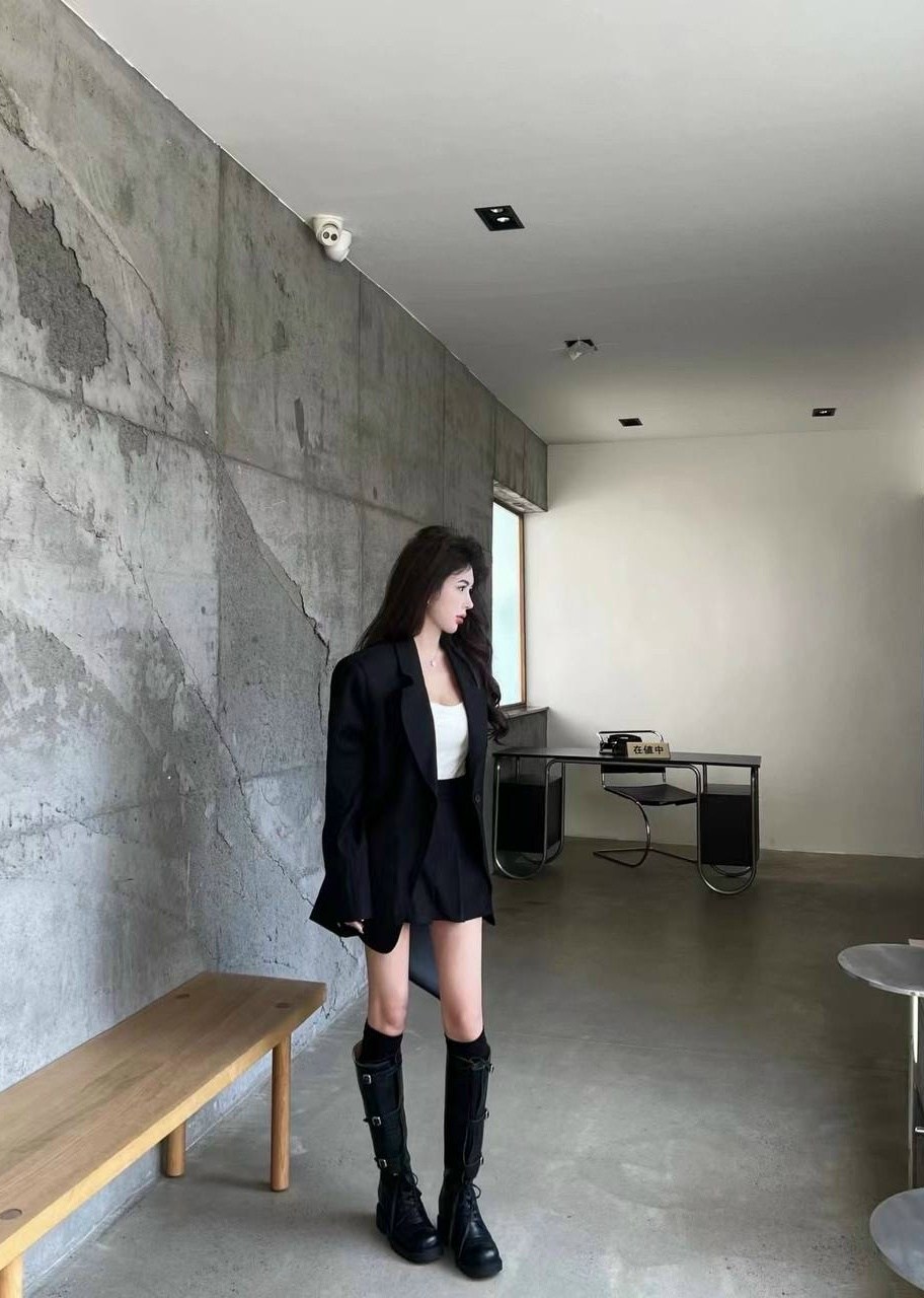 корейская мода,женский костюм с юбкой,стиль одежды,женский пиджак,корейские стили