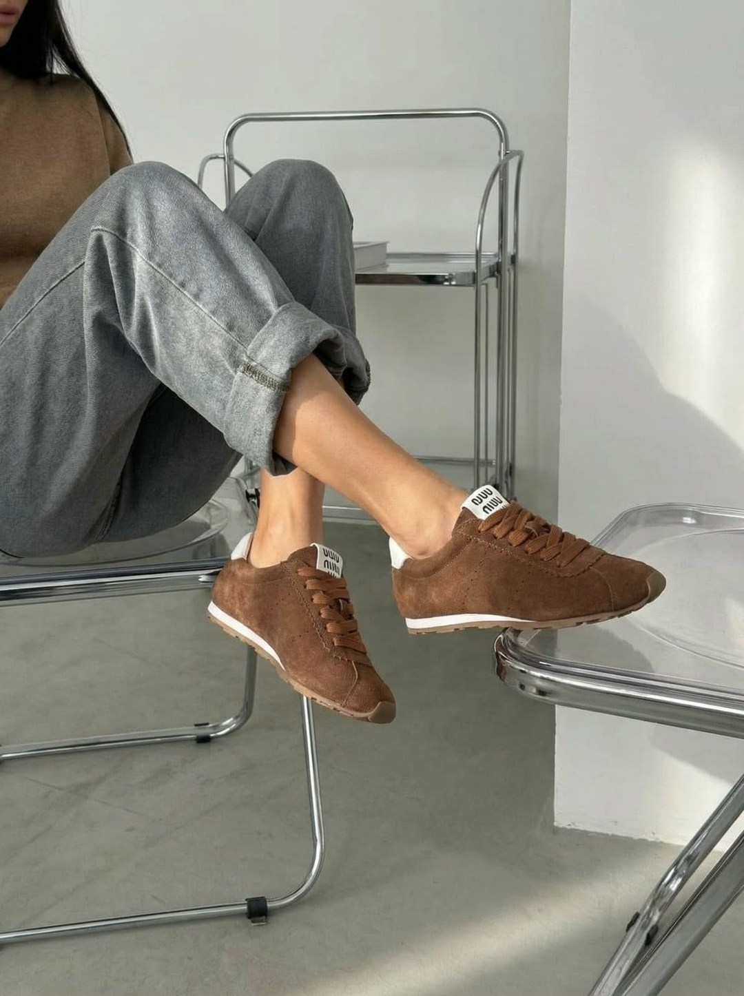 ,замшевые кроссовки,кроссовки для женщин замшевые модные спортивные туфли с широким носком на шнуровке maillard,кроссовки женские из натуральной замши,женские замшевые кроссовки