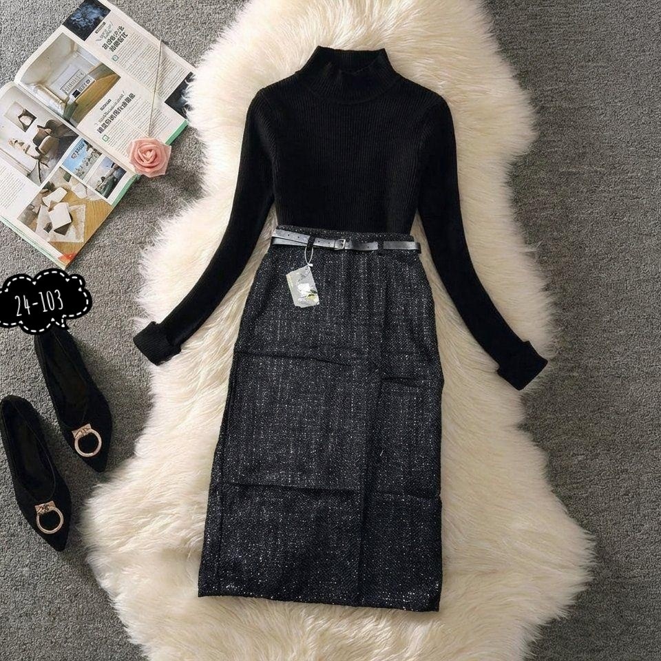 твидовый сарафан женский,твидовый сарафан,сарафан в клетку,костюм с платьем,шерстяное платье