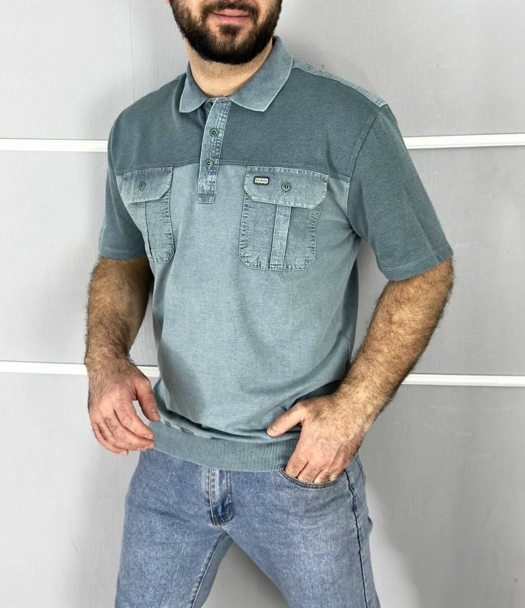 мужская футболка,футболка темно серая,мужская футболка поло,футболка серая,мужская мода