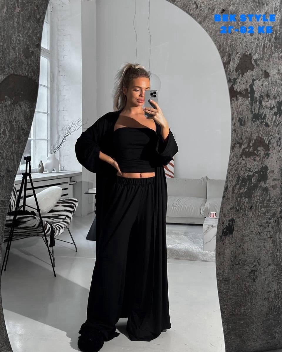 стильные костюмы,женские костюмы,комплект с топом,костюм с брюками,костюм с брюками палаццо