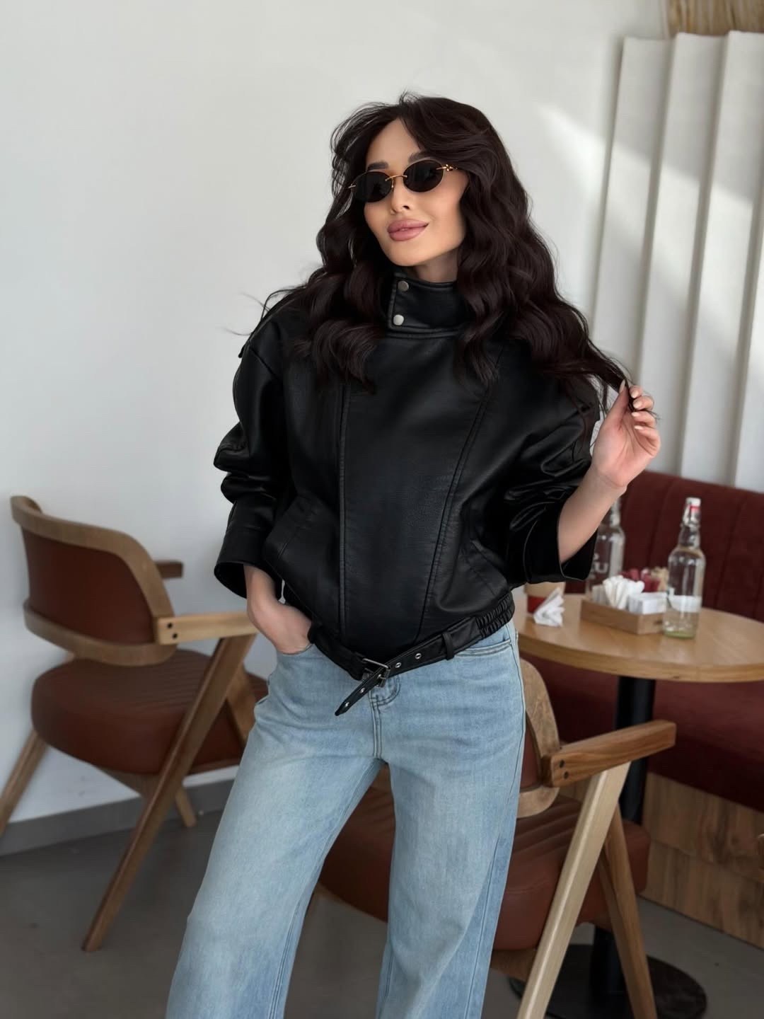 косуха женская кожаная куртка оверсайз,куртка косуха,кожаная куртка,кожаная женская куртка,куртка косуха кожаная