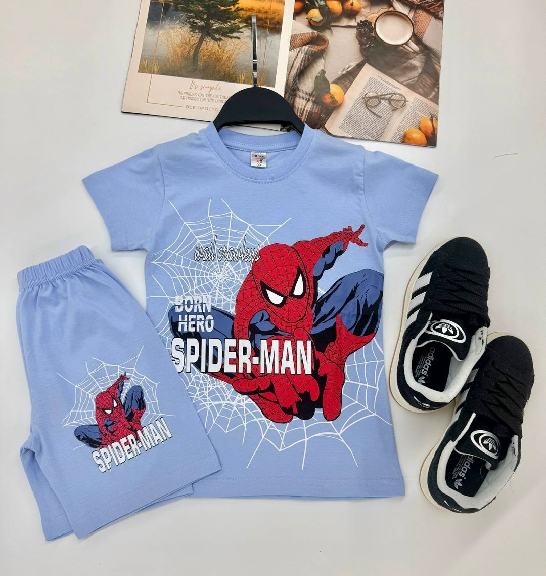 костюм для мальчика,костюм для мальчика человек паук,костюм спортивный для мальчика,детский костюм,костюм с человеком пауком