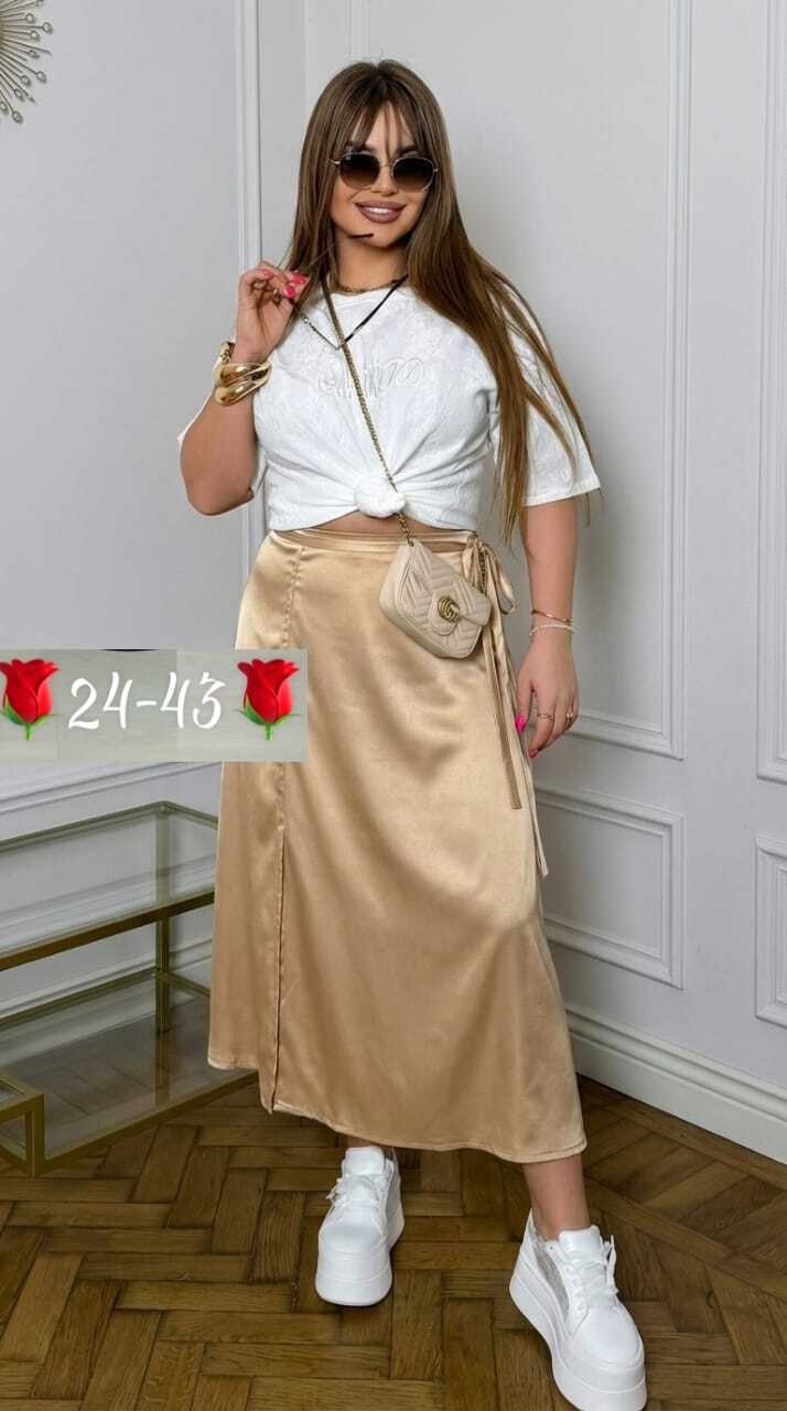 юбка женская,атласная юбка,бежевая юбка,юбка,костюм с юбкой