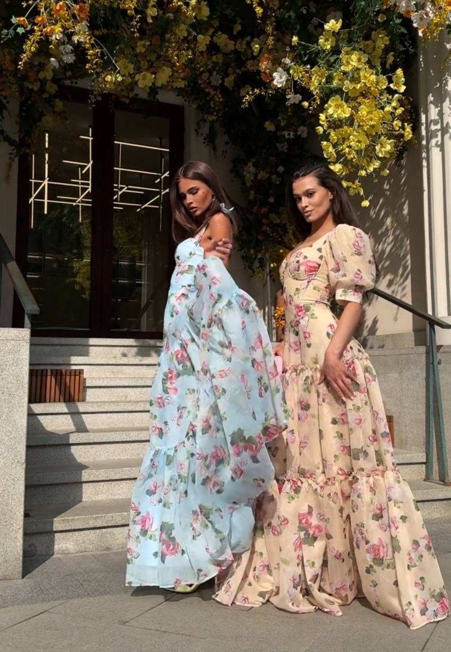 платье с цветочками,платья,летние платье,стильное платье,платье на выпускной