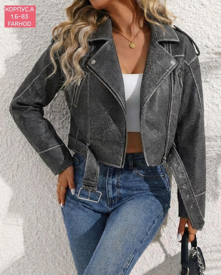 куртка косуха,кожаная куртка косуха,косуха из экокожи,женская куртка из искусственной кожи,повседневная куртка