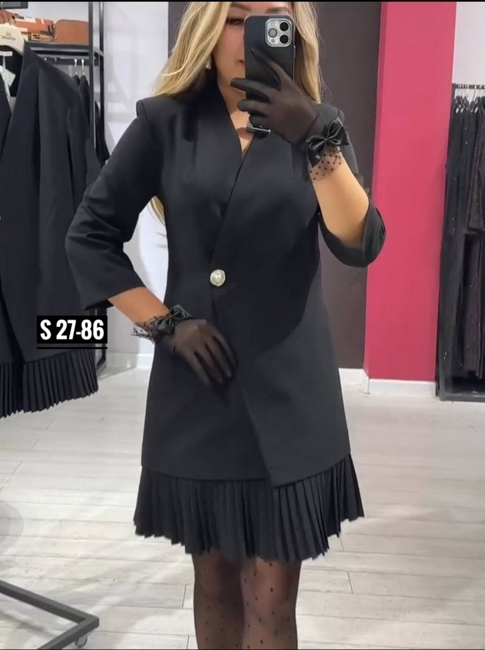 платье пиджак,костюм с юбкой,платье-пиджак (плиссе),костюм женский черный стильный костюм удлиненный пиджак и юбка,коктейльное платье пиджак