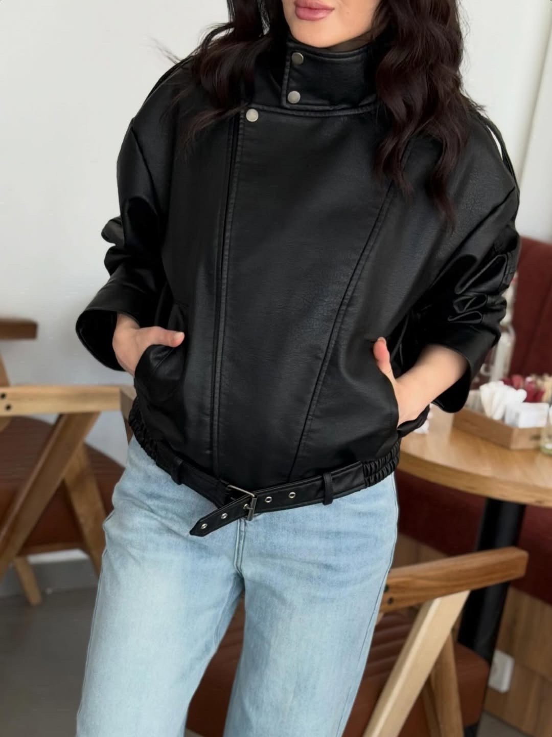 косуха женская кожаная куртка оверсайз,куртка косуха,кожаная куртка,кожаная женская куртка,куртка косуха кожаная