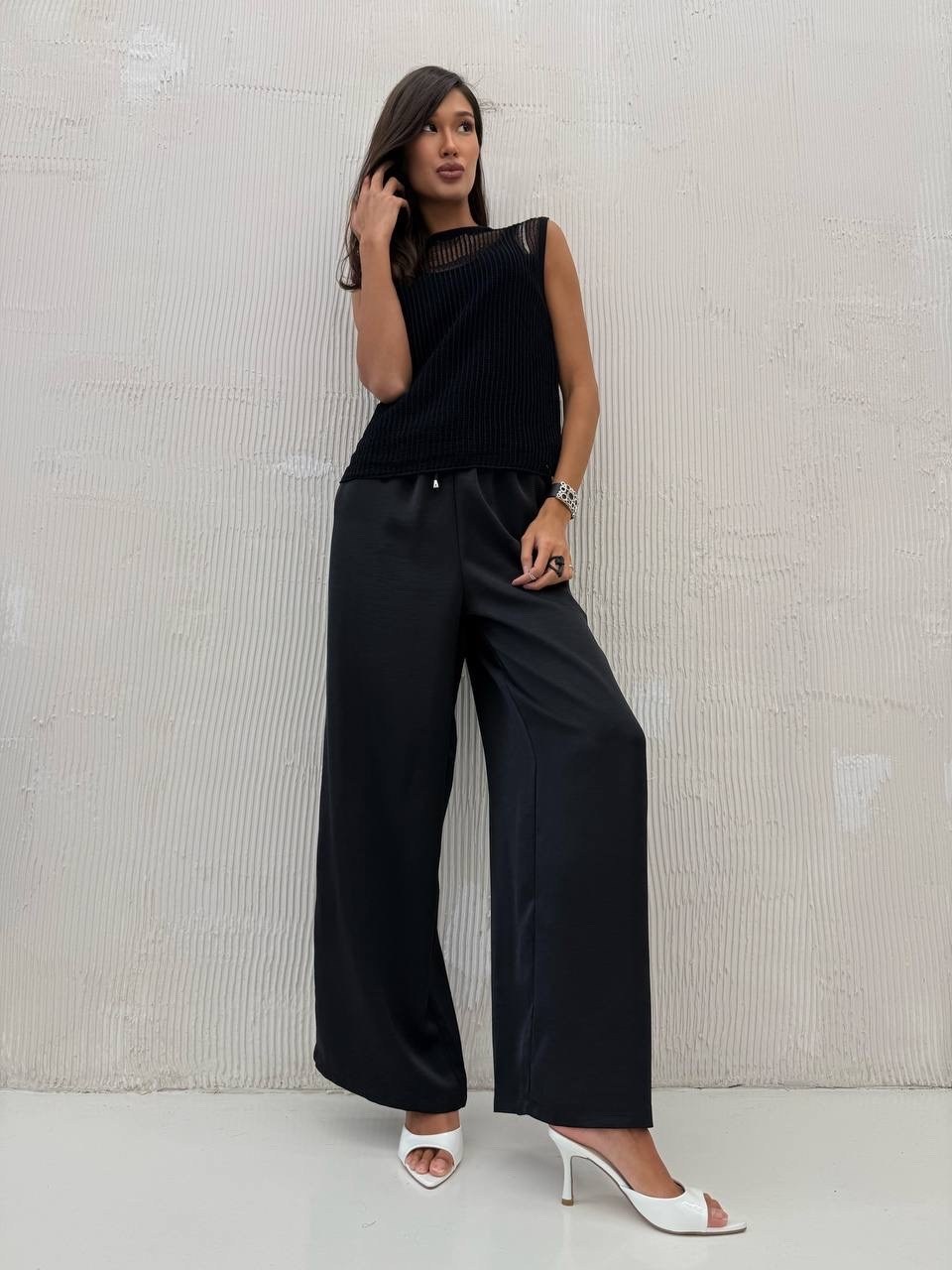 классические брюки,широкие брюки,брюки атласные,брюки шелковые,повседневные брюки