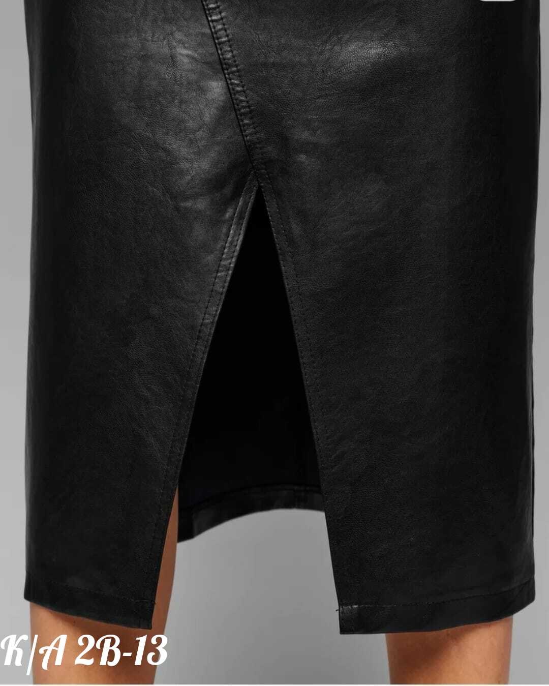 юбка кожаная миди с разрезом,юбка кожаная миди разрезом прямая,кожаная юбка,юбка зарина из экокожи,юбка миди из экокожи черная