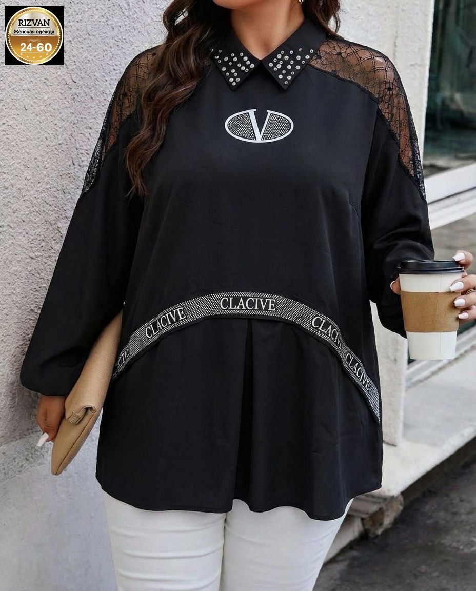 удлиненная блуза,блузка для полных,нарядная блуза,туники для женщин,женские блузки больших размеров