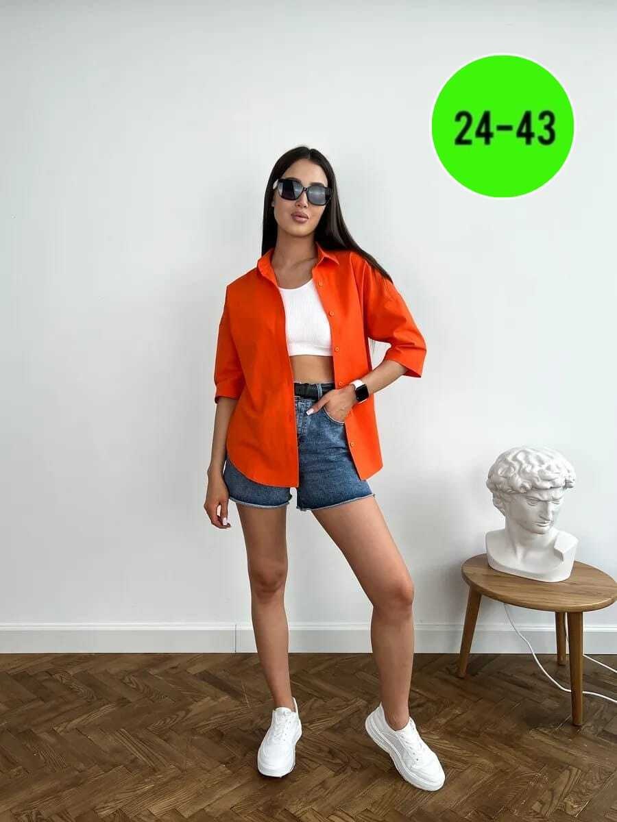 женская рубашка,оранжевая рубашка,рубашка женская оверсайз,рубашка женская оранжевая,рубашка широкая