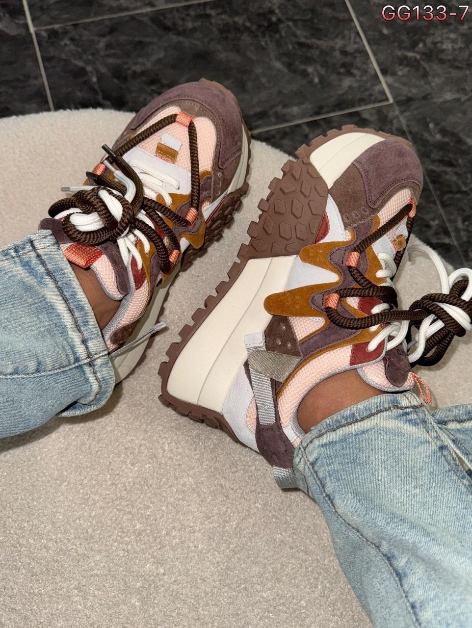 кроссовки tom ford,кроссовки tom ford premium shoes цвет кофейный,,кроссовки tom ford premium shoes 414399343,женские кроссовки на высокой подошве - реплика премиум качества бренда tom ford