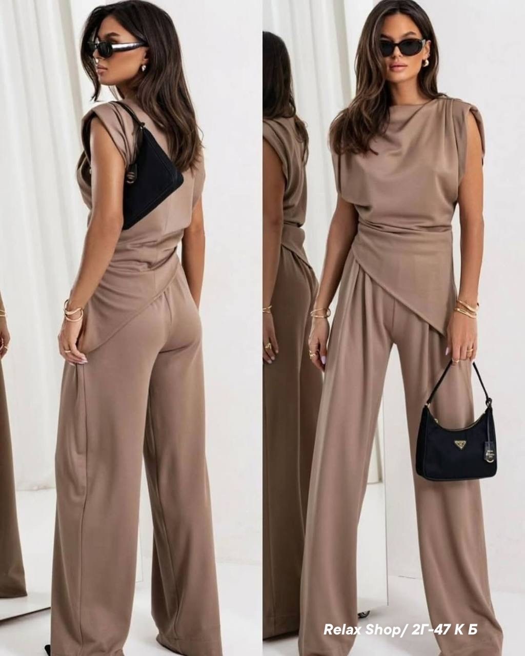 костюм двойка женский,костюм брючный вечерний с драпировкой,костюм двойка,вечерние брючные костюмы,стильный женский летний брючный костюм