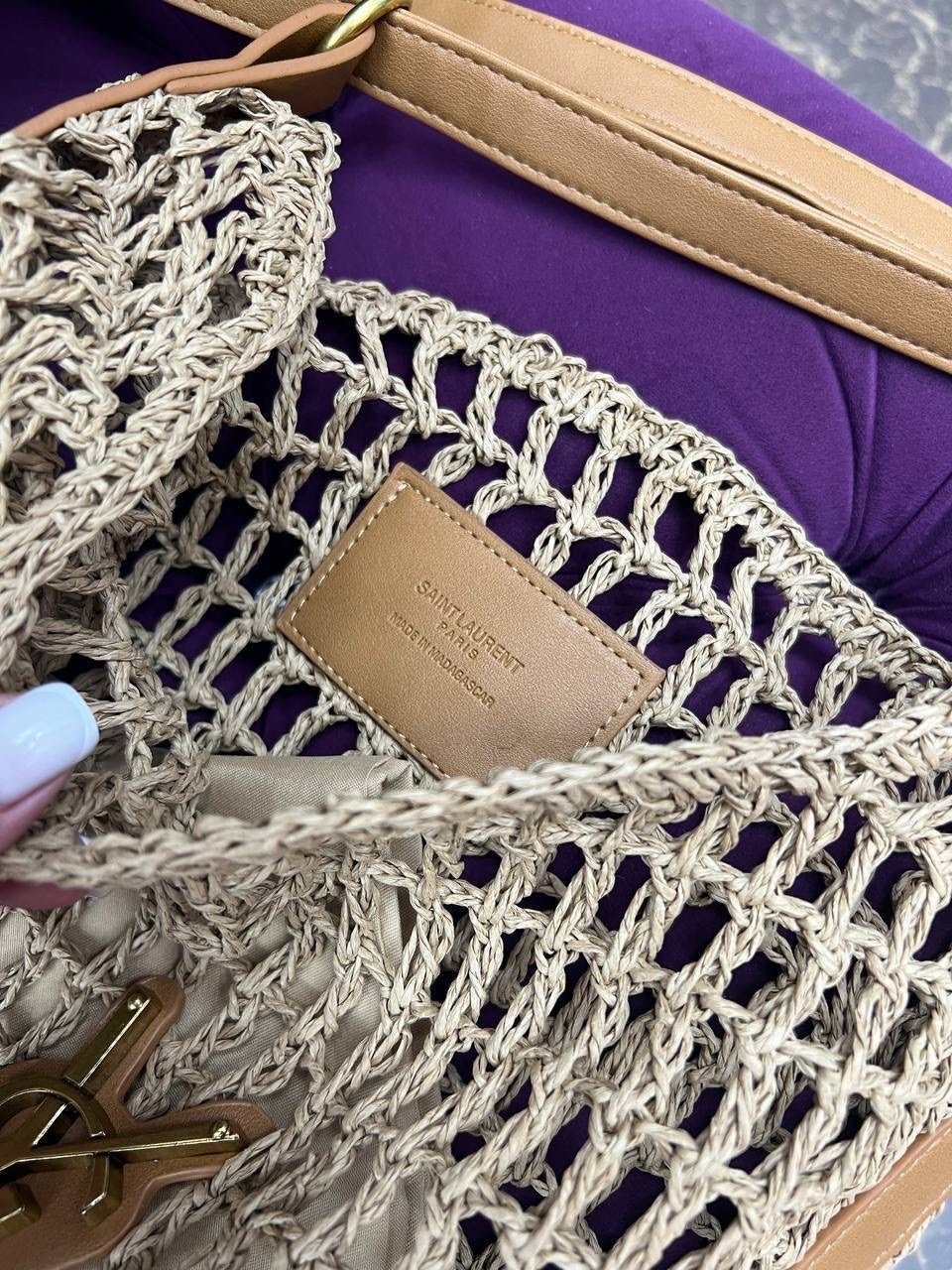 плетеная сумка,соломенная плетеная сумка,женская бежевая пляжная сумка saint laurent raffia,плетеная сумка авоська,сумка пляжная плетеная