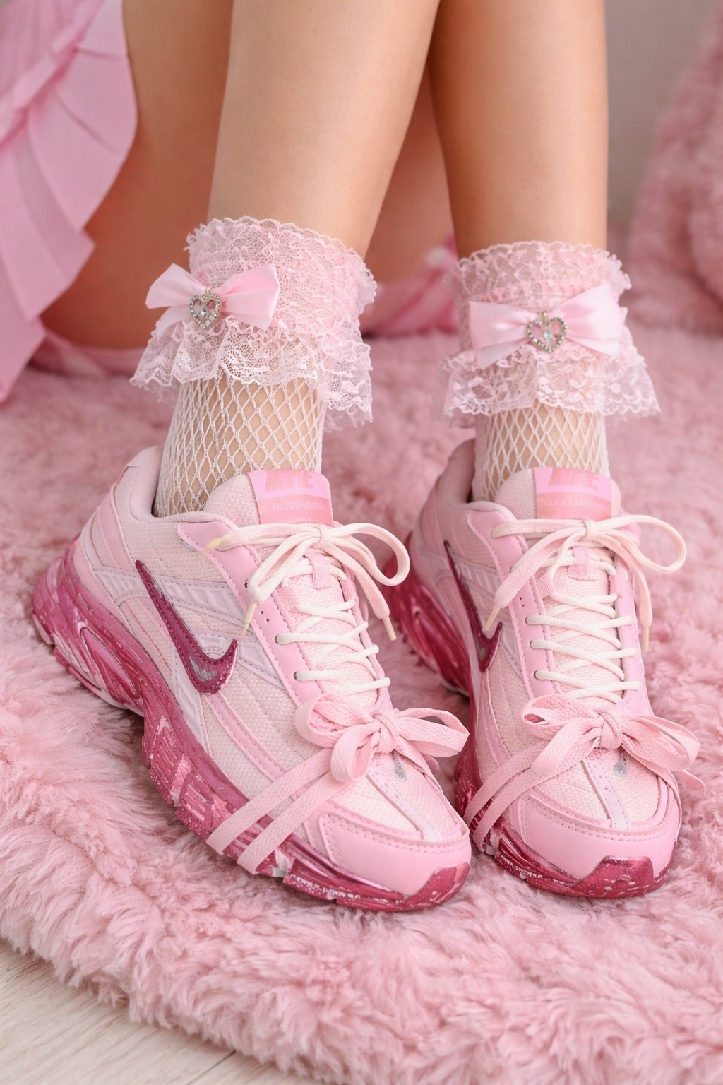 кроссовки женские nike initiator pink,кроссовки для женщин nike initiator pink,розовые кроссовки,кроссовки nike женские,кроссовки nike initiator 'y2k pink custom'