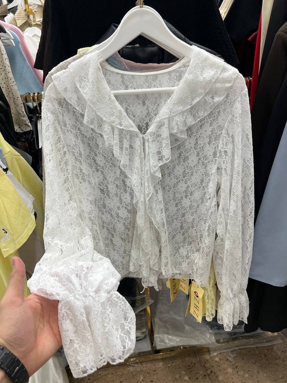 блузка с кружевами,блузка с оборками,кружевная блузка,нарядная блузка,блузка модная