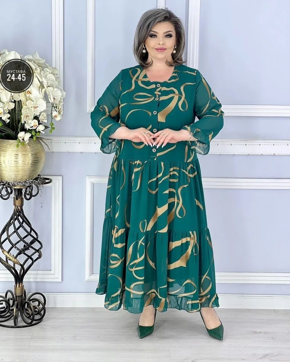 платье женское шифон,платье повседневное больших размеров a.andre,женское платье больших размеров,платье из шифона,женское платье ткань шифон