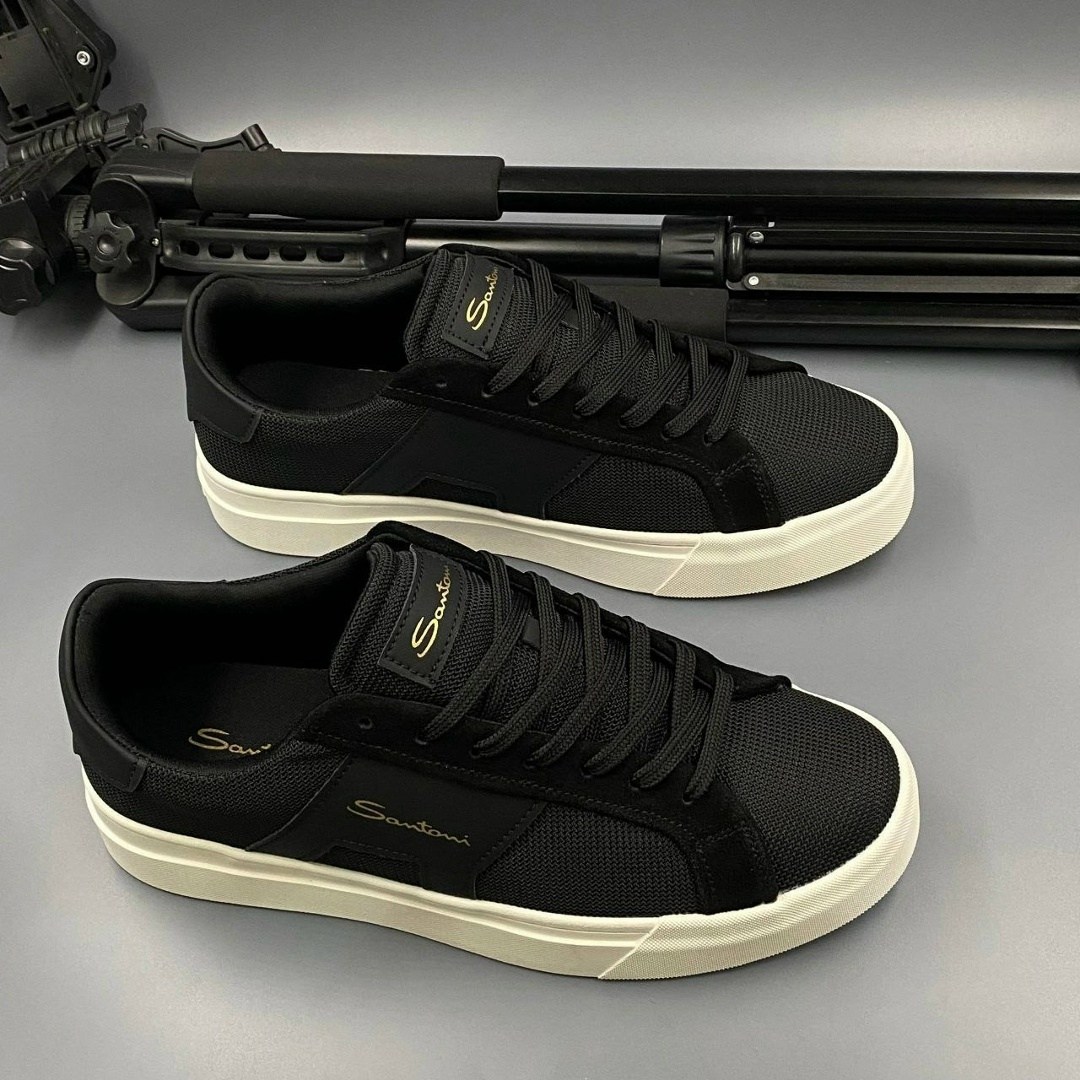 мужские кеды santoni,мужские кеды,,кеды santoni,мужские чёрные кеды santoni