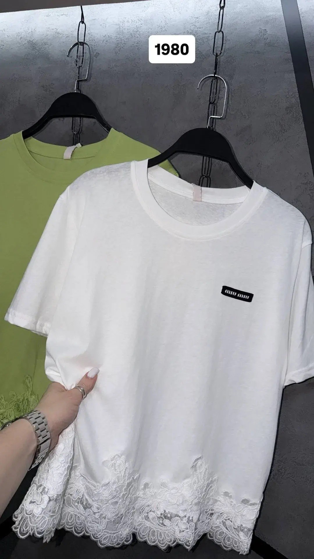 футболка с кружевами,футболка кружевная,футболки женская,зеленая футболка с кружевом,футболка многослойная женская