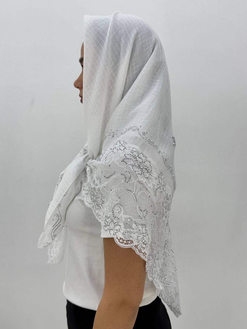 платок для храма женский,платок для церкви,платок для храма,платок на голову женский для храма в церковь,платок в церковь белый