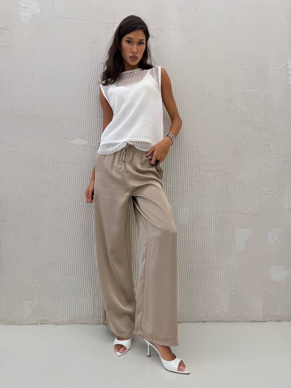 классические брюки,широкие брюки,брюки атласные,брюки шелковые,повседневные брюки