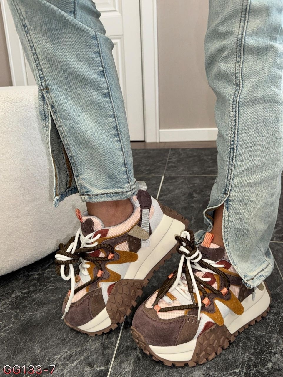 кроссовки tom ford,кроссовки tom ford premium shoes цвет кофейный,,кроссовки tom ford premium shoes 414399343,женские кроссовки на высокой подошве - реплика премиум качества бренда tom ford