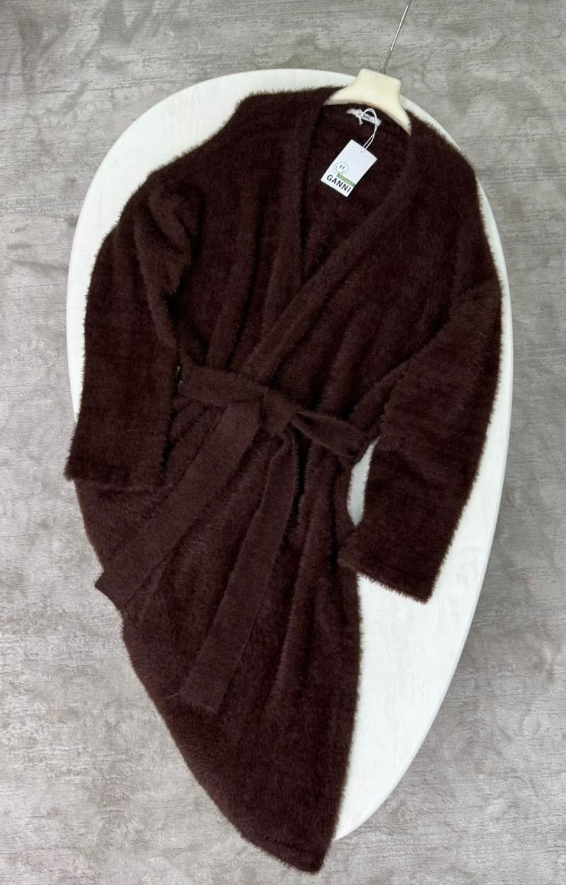 коричневый кардиган,стильные кардиганы,вязаные кардиганы,кардиган шоколадного цвета,длинный кардиган