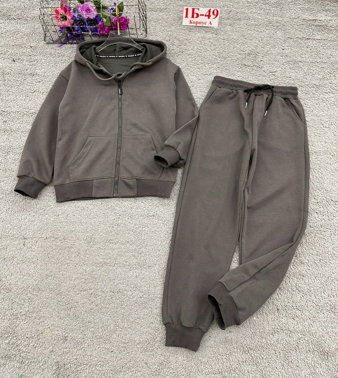 костюм на флисе,женские костюмы на флисе,спортивные костюмы на флисе,спортивные костюм,костюм женский толстовка и штаны арт. 1555215
