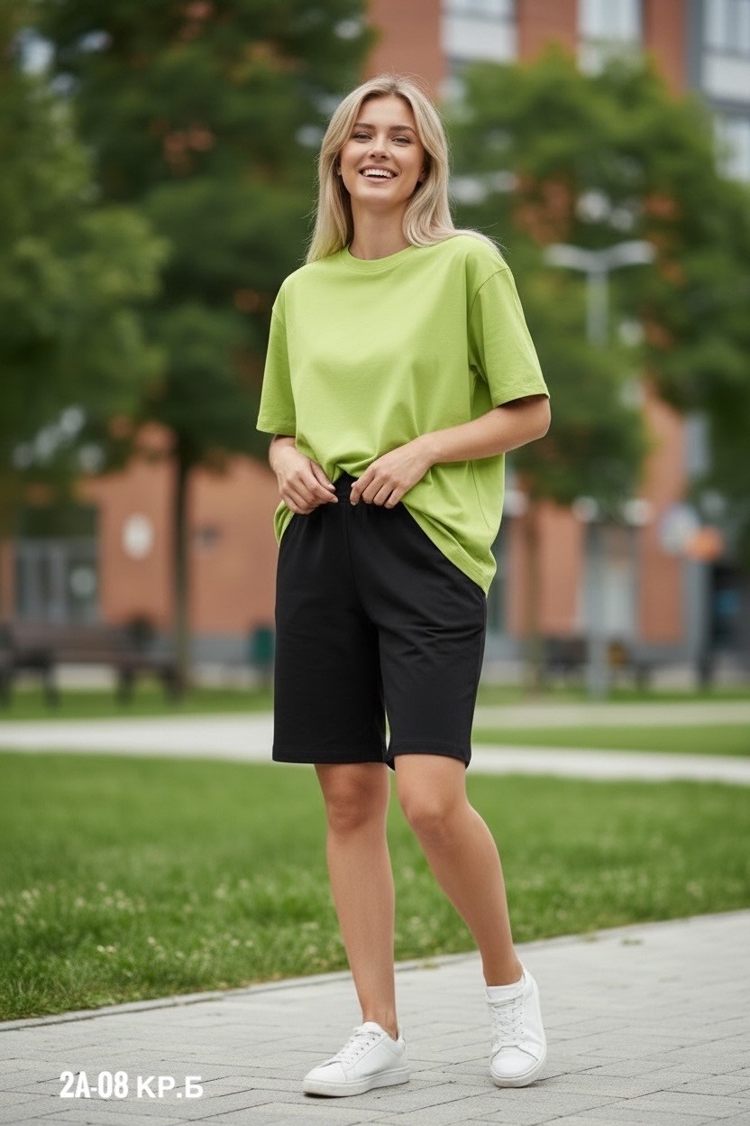 женские шорты,женская футболка оверсайз,удлиненные шорты,шорты бриджи,повседневные шорты