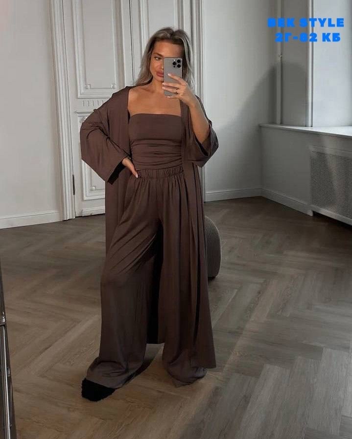 стильные костюмы,женские костюмы,комплект с топом,костюм с брюками,костюм с брюками палаццо