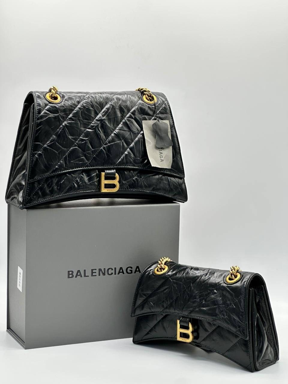 сумка balenciaga,стеганая сумка balenciaga crush черный,balenciaga сумка на плечо,баленсиага краш сумка,сумка женская balenciaga