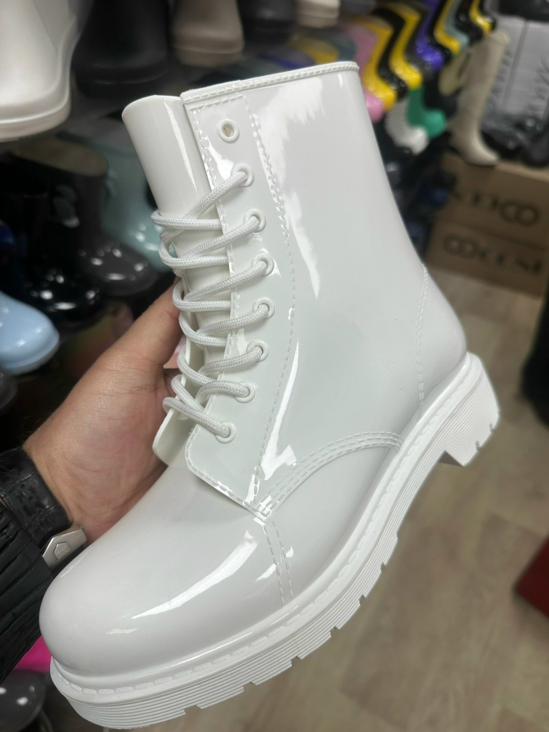 ,резиновые ботинки женские,резиновые ботинки,женские ботинки демисезон 8282-30 желтые, женская