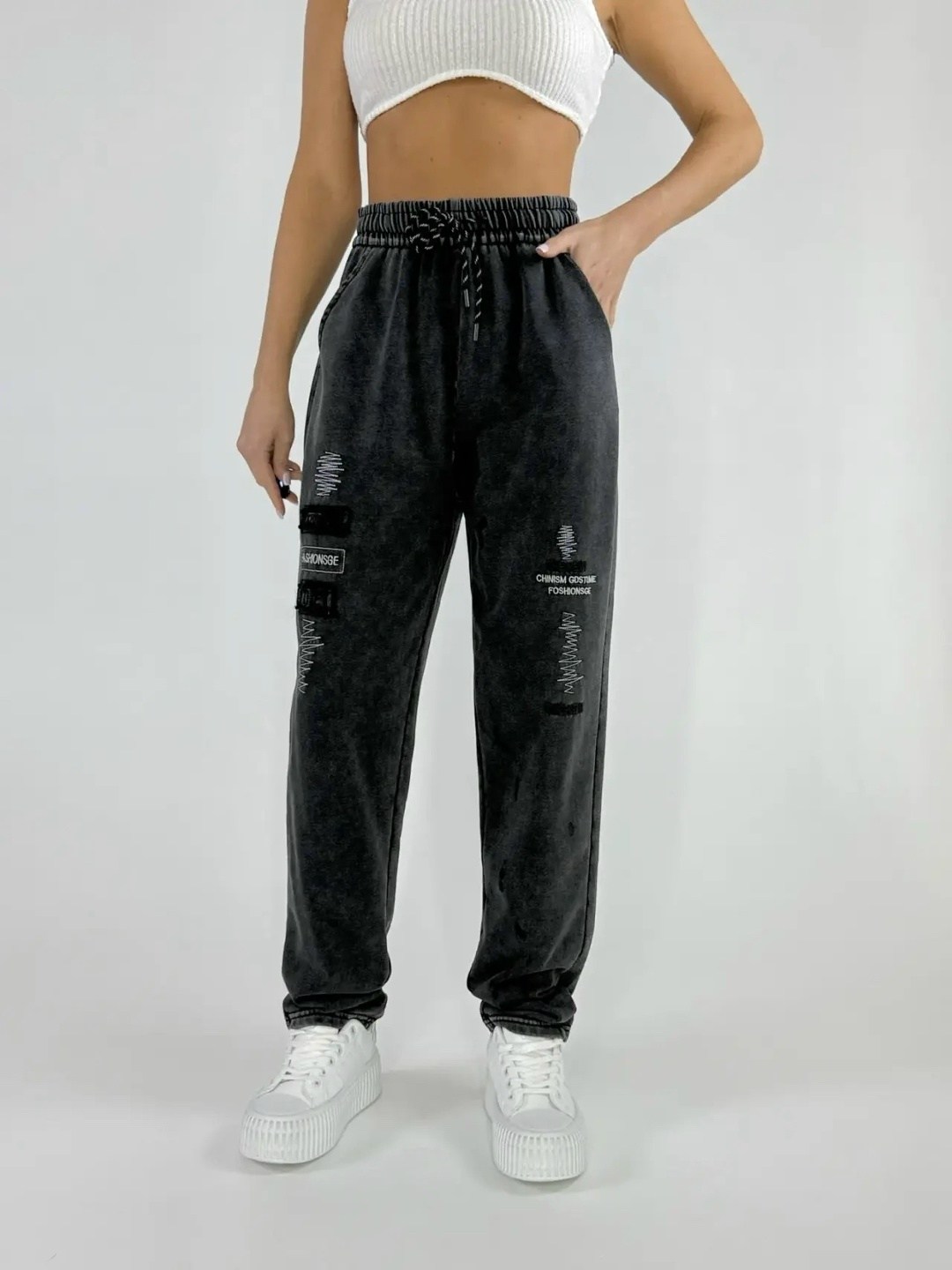 джинсы штаны,брюки джинсы,брюки джоггеры,джинсы женские,серые джоггеры