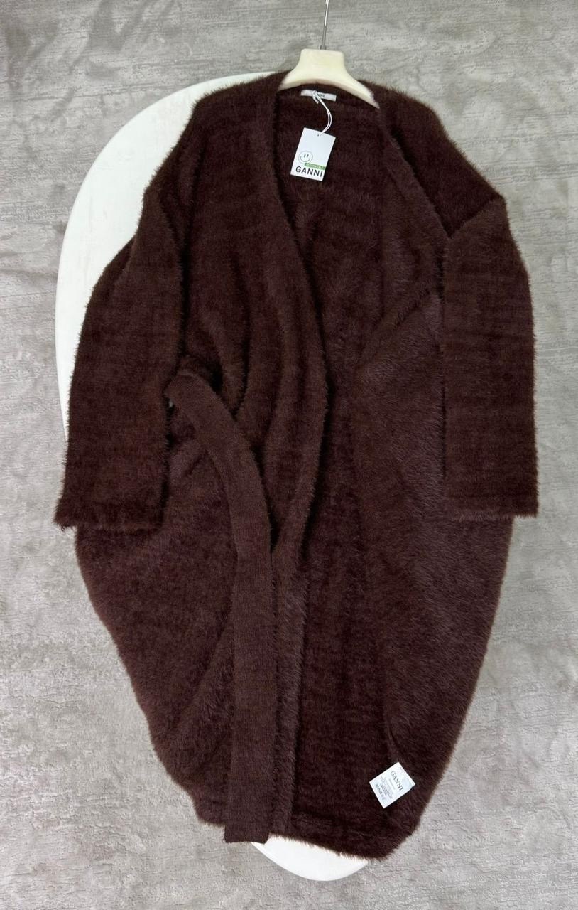 коричневый кардиган,стильные кардиганы,вязаные кардиганы,кардиган шоколадного цвета,длинный кардиган