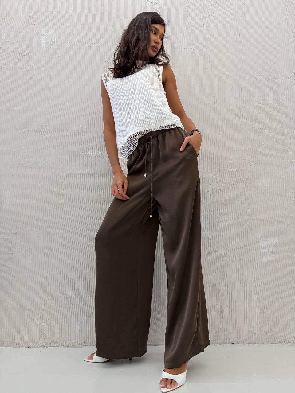 классические брюки,широкие брюки,брюки атласные,брюки шелковые,повседневные брюки