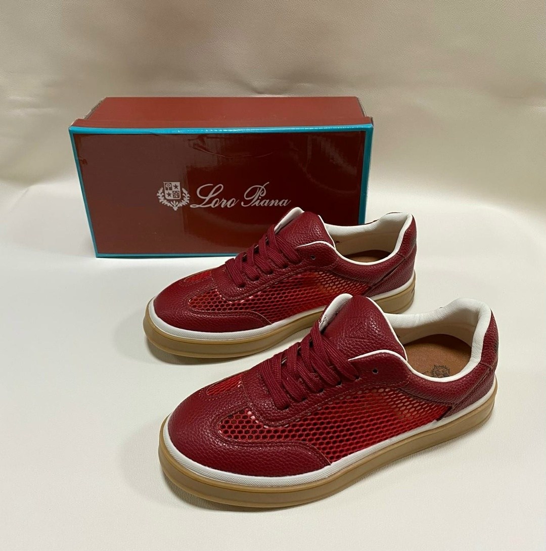 ,кроссовки loro piana,обуви,вязаная ,кроссовки бордовые