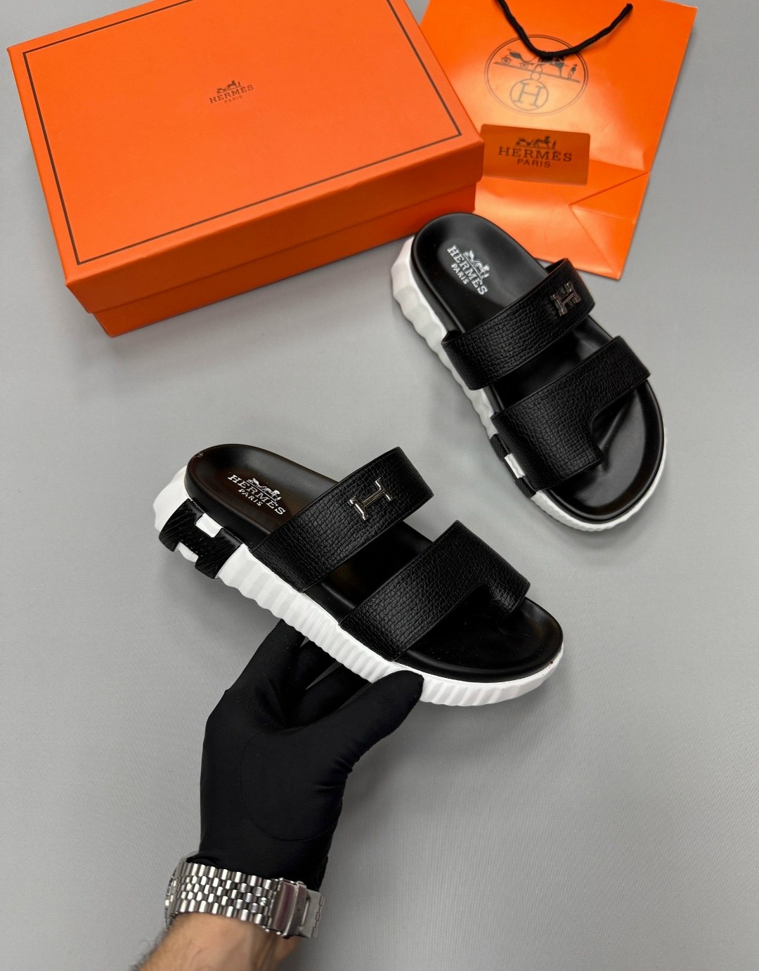 сандалии hermes,,шлепки эрмес,тапочки hermes,шлепанцы hermes