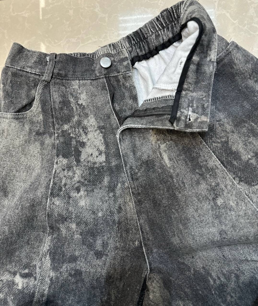 вареные серые джинсы incity,мужские джинсы,широкие джинсы,серые джинсы широкие,брюки джинсовые мужские