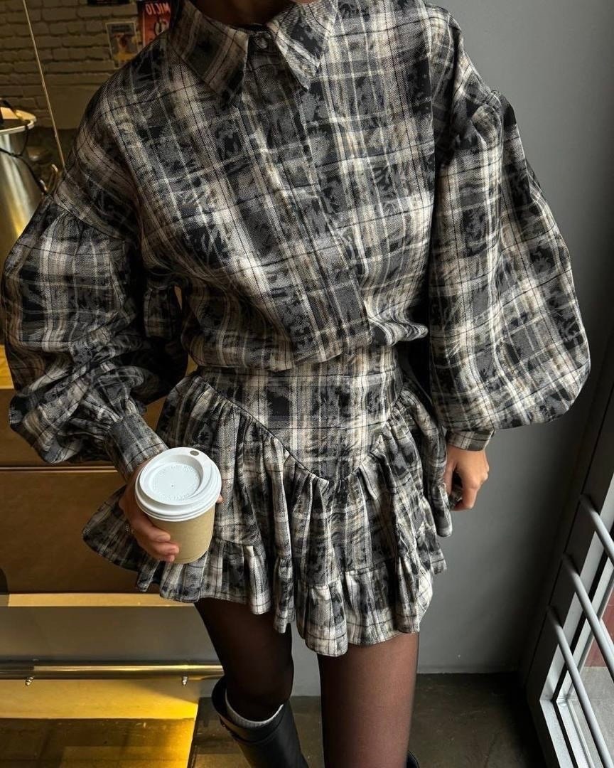 костюм юбка и рубашка,костюм женский с юбкой,женский костюм с юбкой и рубашкой,костюм рубашка и юбка в клетку,платья в клетку