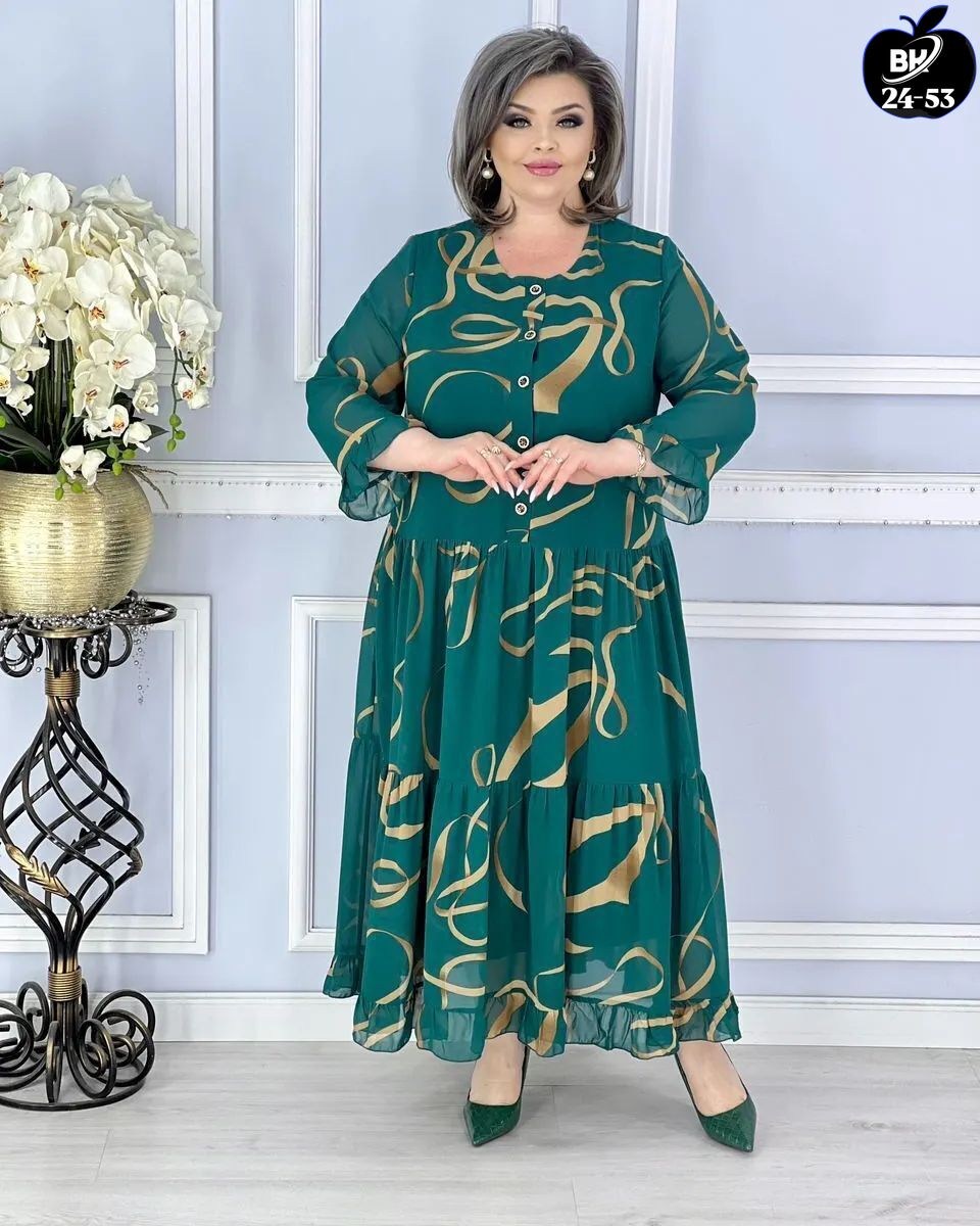 платье женское шифон,платье повседневное больших размеров a.andre,женское платье больших размеров,женское платье ткань шифон,платье синее