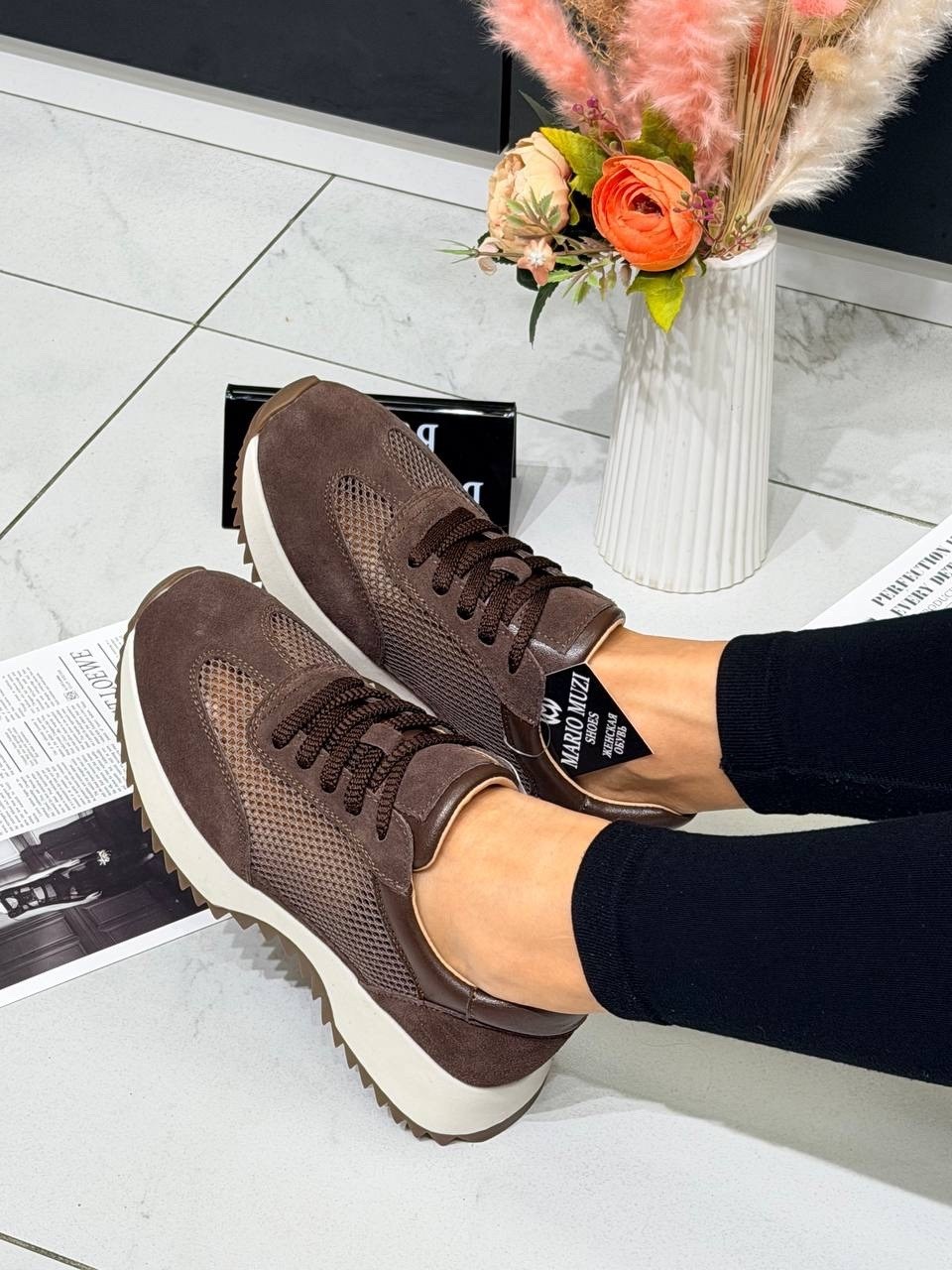 ,кроссовки женскиe,замшевые кроссовки,повседневные кроссовки,кроссовки коричневые женские