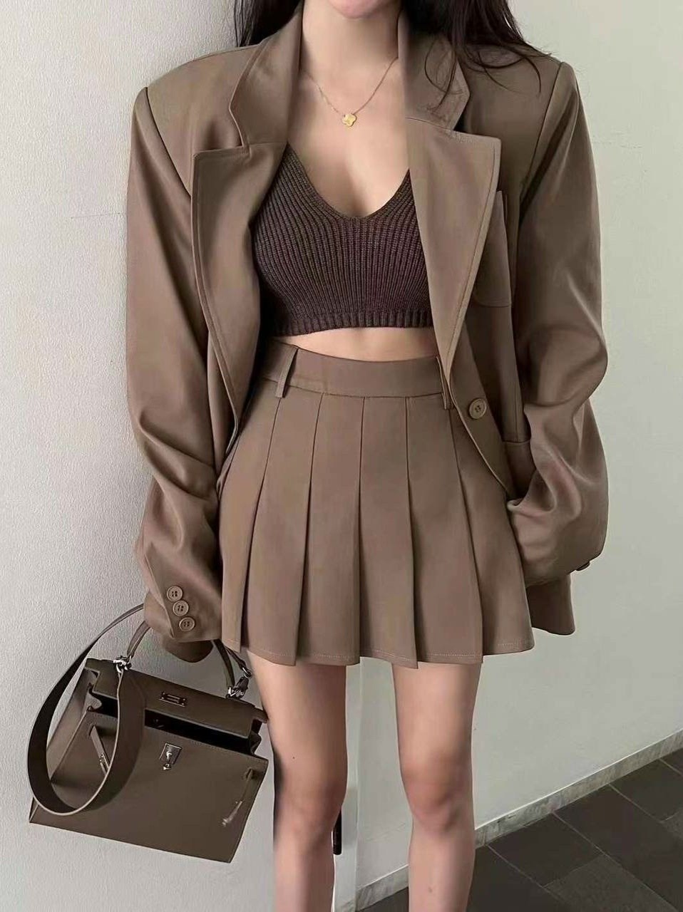 модные костюмы,костюм с юбкой женский,костюм с юбкой,корейская мода
